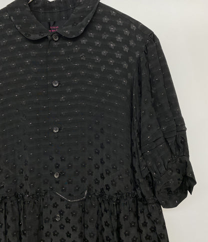 tricot COMME des GARCONS トリコ コム デ ギャルソン 半袖ワンピース TM-O203 レディース SIZE M