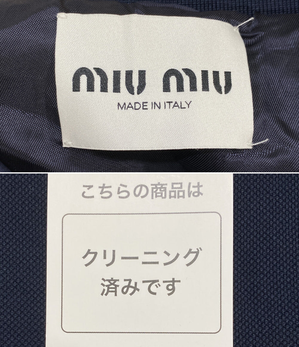 MIU MIU ボンデッドピケ テクニカルジャージ ML1258 25AW 40 レディース SIZE 40 ミュウ ミュウ