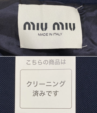 MIU MIU ボンデッドピケ テクニカルジャージ ML1258 25AW 40 レディース SIZE 40 ミュウ ミュウ
