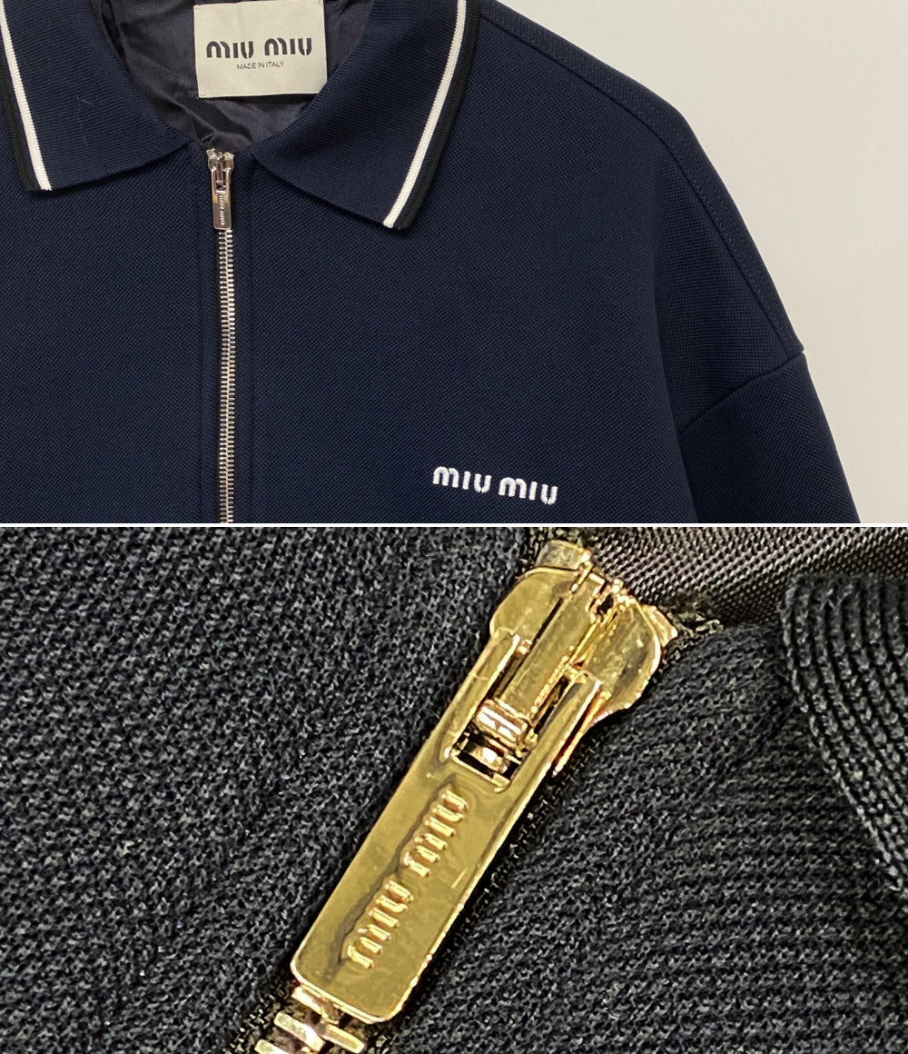 MIU MIU ボンデッドピケ テクニカルジャージ ML1258 25AW 40
