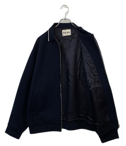 MIU MIU ボンデッドピケ テクニカルジャージ ML1258 25AW 40 レディース SIZE 40 ミュウ ミュウ
