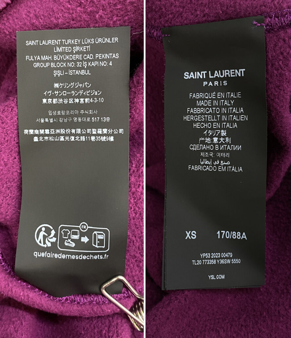 Saint Laurent スウェットパーカー ロゴフーディー メンズ SIZE XS サンローラン