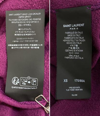 Saint Laurent スウェットパーカー ロゴフーディー メンズ SIZE XS サンローラン