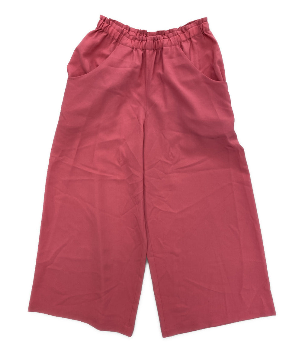 美品 ISSEY MIYAKE リラクシーパンツ HOLE DRAPE PANTS 20ss IL01FF323 レディース SIZE 3 イッセイミヤケ