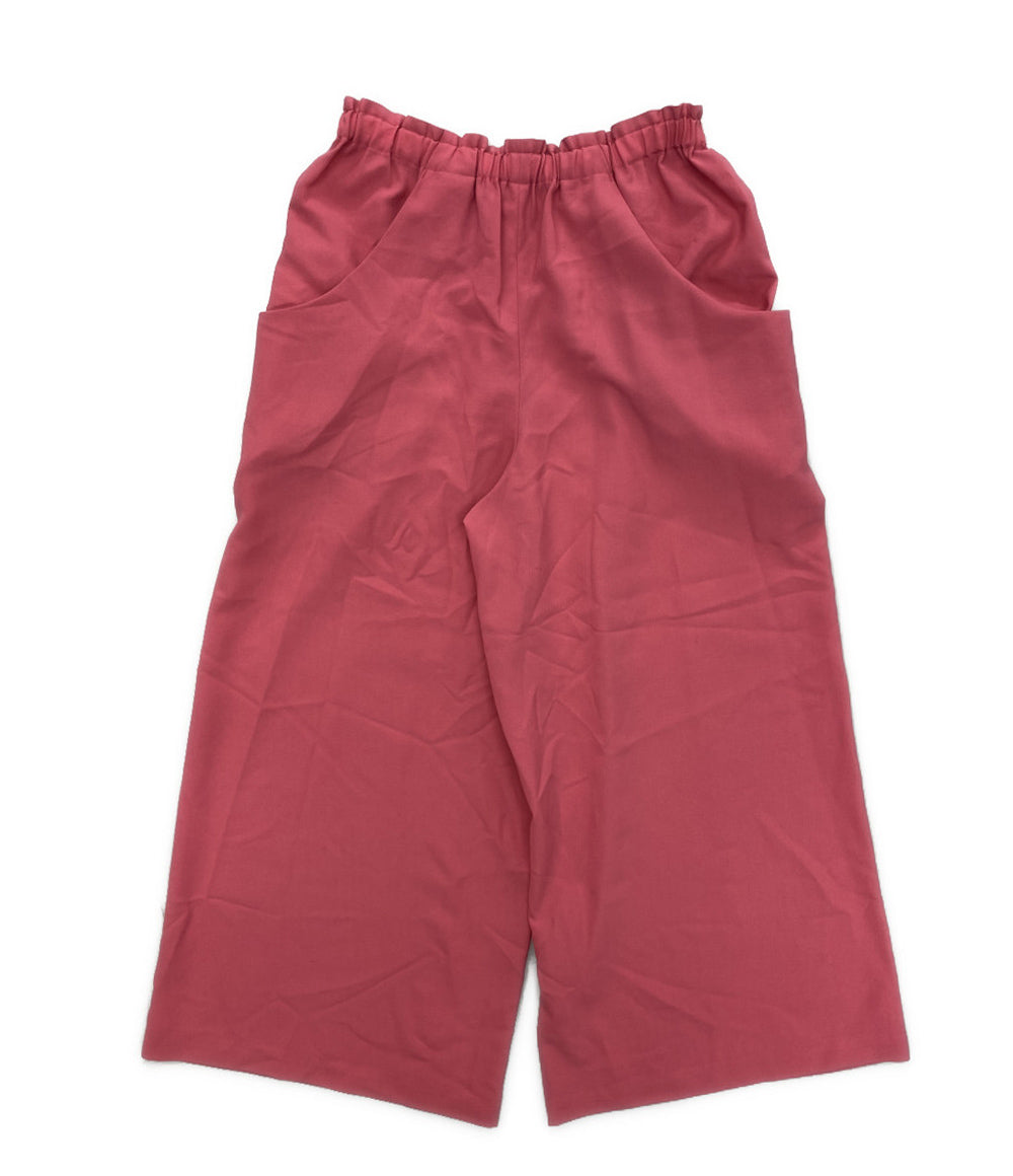 美品 ISSEY MIYAKE リラクシーパンツ HOLE DRAPE PANTS 20ss IL01FF323 レディース SIZE 3 イッセイミヤケ