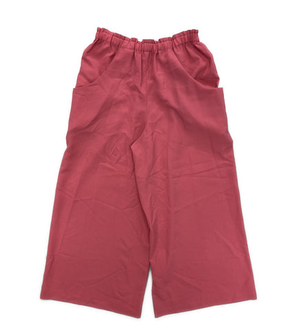 美品 ISSEY MIYAKE リラクシーパンツ HOLE DRAPE PANTS 20ss IL01FF323 レディース SIZE 3 イッセイミヤケ