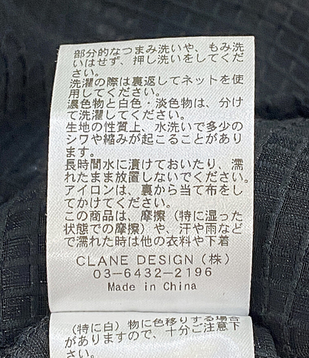 美品 CLANE 長袖Ｔシャツ パプスリーブチュニック 18122-4142 レディース SIZE 1 クラネ