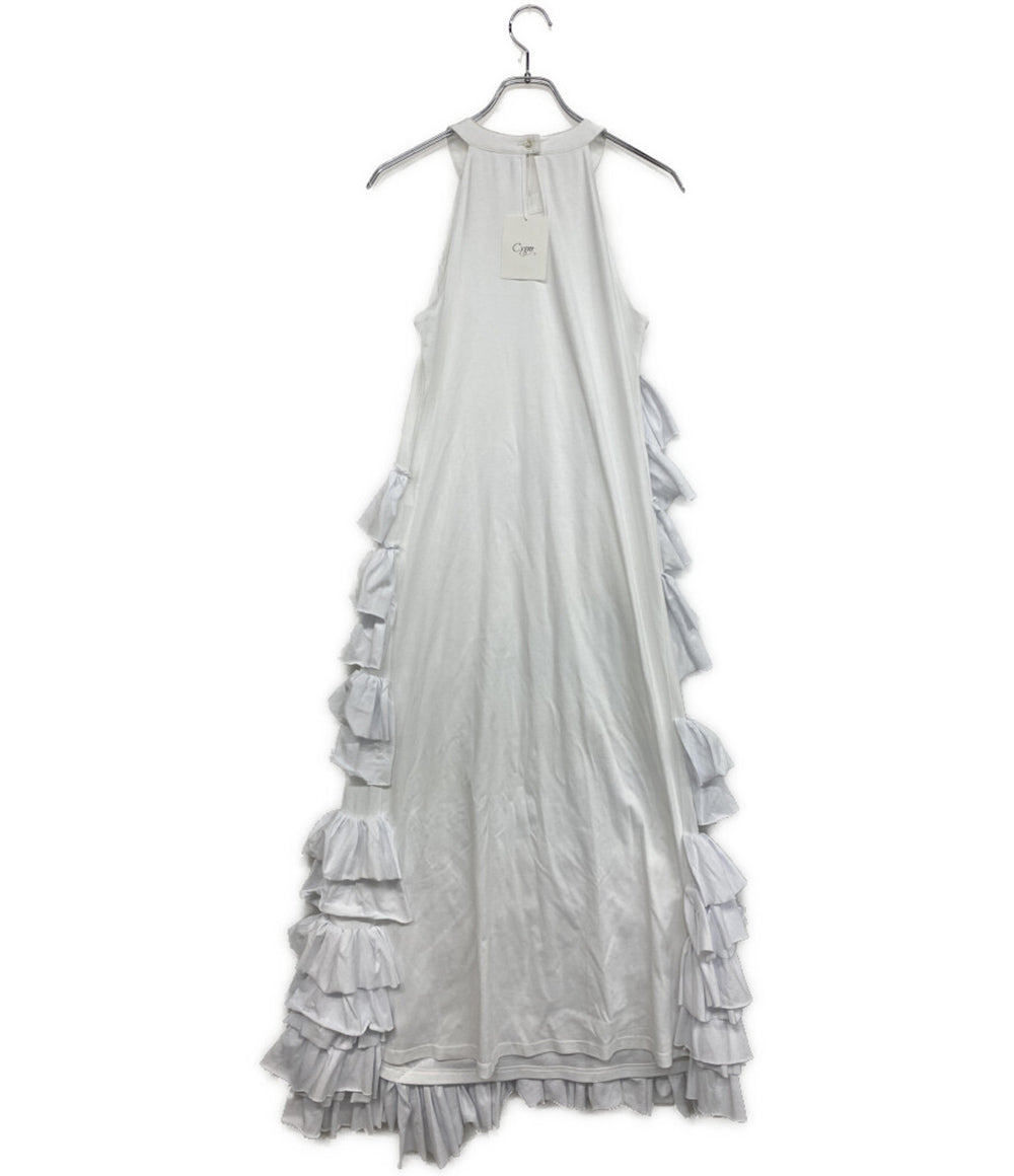 cygne シーニュ ノースリーブワンピース ラッフル CY2511-06-103 レディース SIZE F