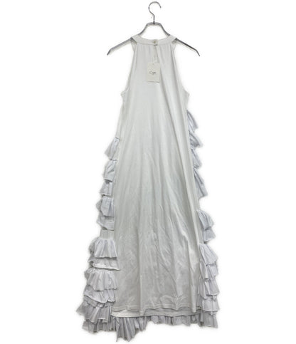 cygne シーニュ ノースリーブワンピース ラッフル CY2511-06-103 レディース SIZE F