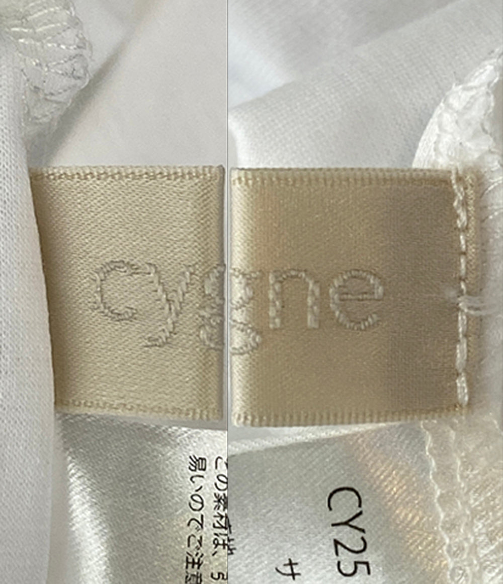 cygne シーニュ ノースリーブワンピース ラッフル CY2511-06-103 レディース SIZE F