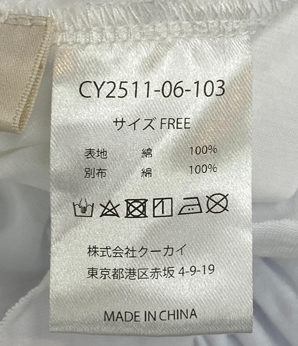 cygne シーニュ ノースリーブワンピース ラッフル CY2511-06-103 レディース SIZE F