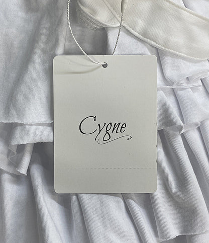cygne シーニュ ノースリーブワンピース ラッフル CY2511-06-103 レディース SIZE F