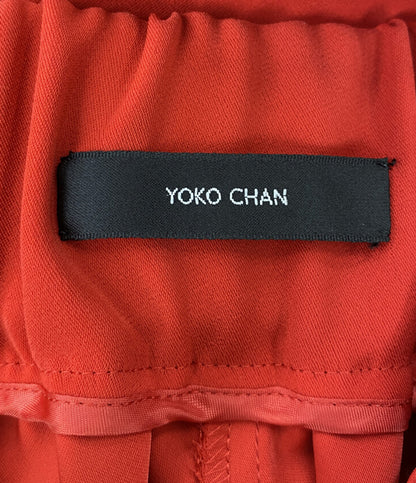 YOKO CHAN パンツ ハイウエスト レッド YCP-523-123 レディース SIZE 36 ヨーコチャン