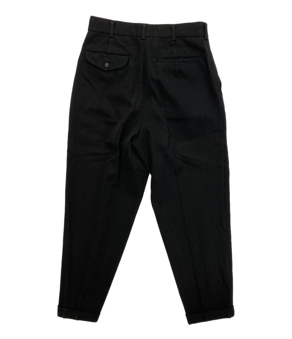 COMME des GARCONS HOMME PLUS 2タックスラックスパンツ ネイビー 90ss