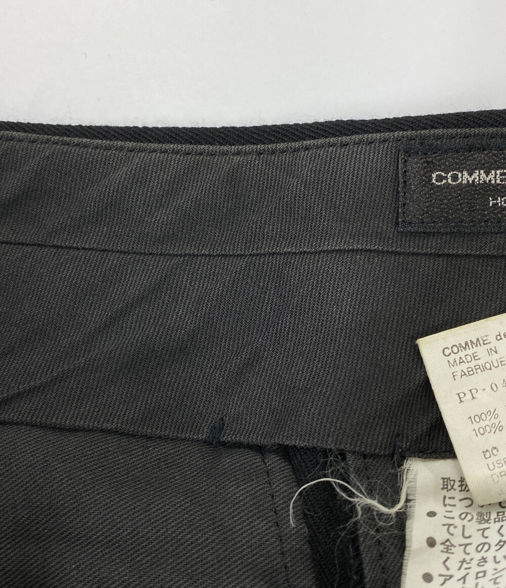 COMME des GARCONS HOMME PLUS ワイドパンツ ブラック PP-04014S メンズ SIZE S コムデギャルソンオムプリュス