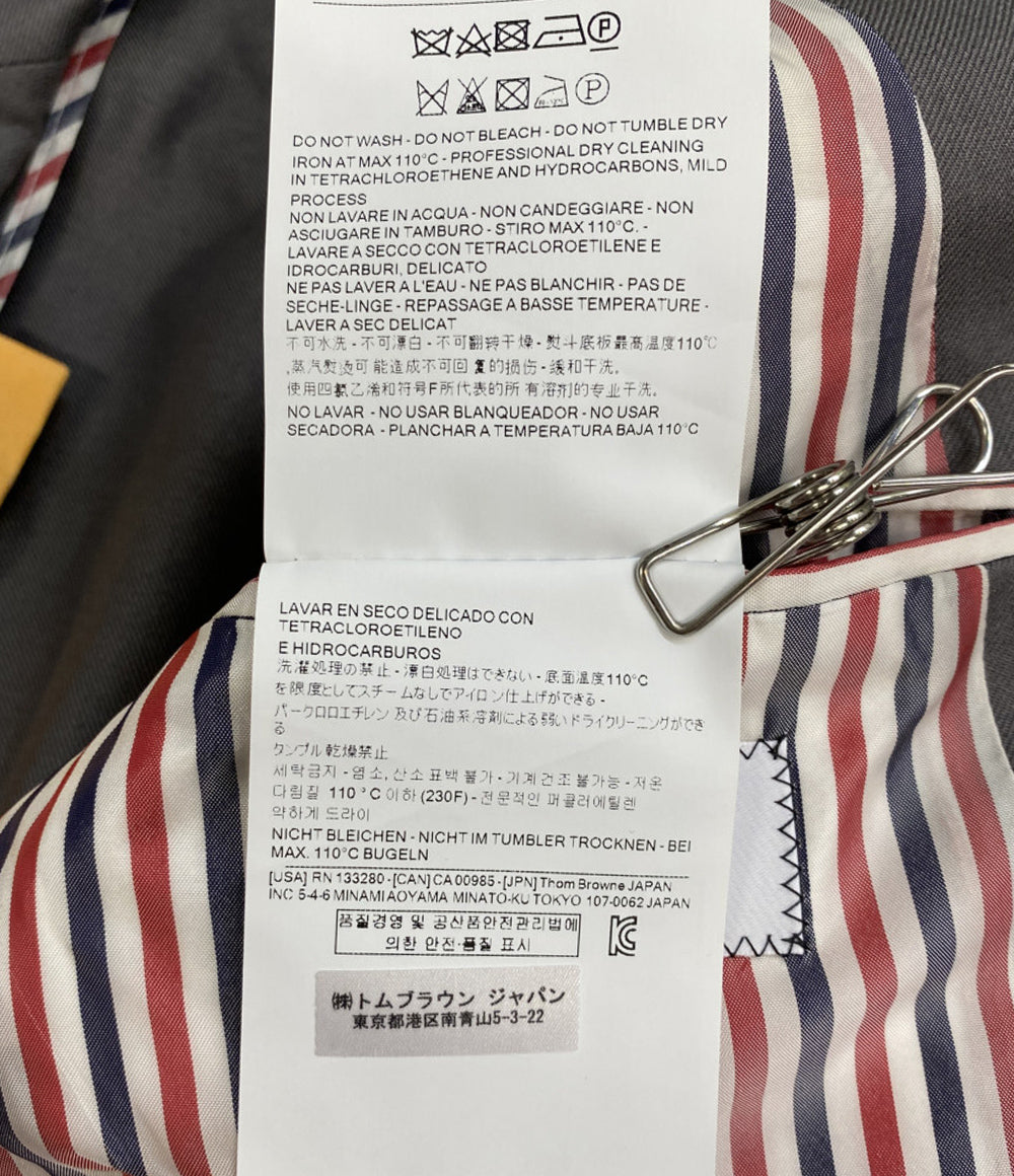 美品 THOM BROWNE テーラードジャケット シングル メンズ SIZE 2 トムブラウン