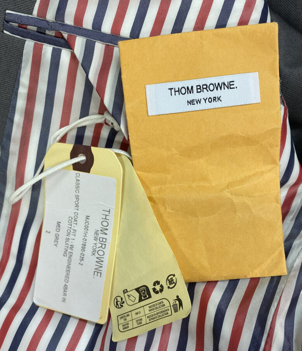 美品 THOM BROWNE テーラードジャケット シングル メンズ SIZE 2 トムブラウン