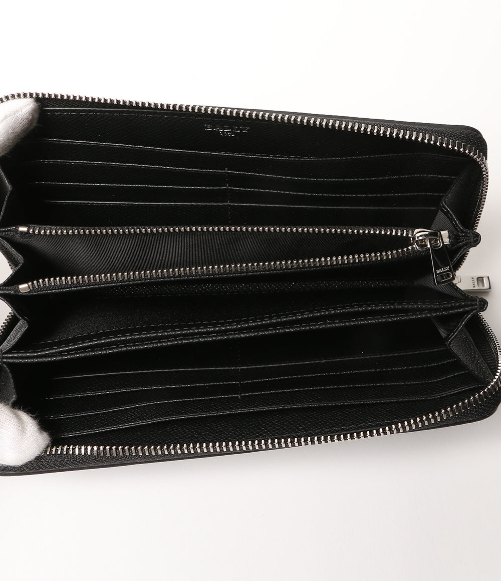 美品 BALLY 長財布 ネイビー ストライプ 6309716 メンズ バリー