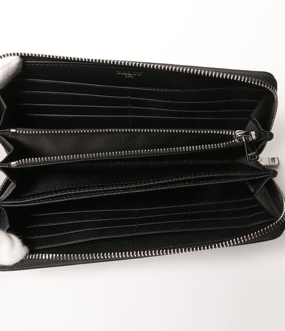 美品 BALLY 長財布 ネイビー ストライプ 6309716 メンズ バリー