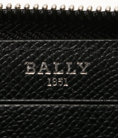 美品 BALLY 長財布 ネイビー ストライプ 6309716 メンズ バリー