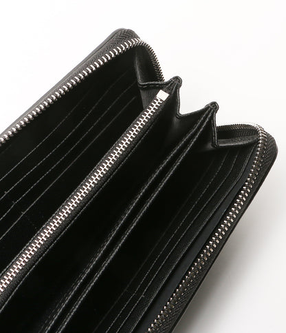 美品 BALLY 長財布 ネイビー ストライプ 6309716 メンズ バリー