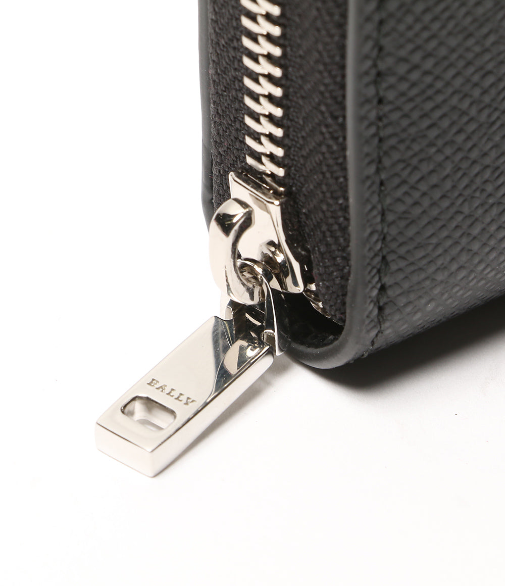 美品 BALLY 長財布 ネイビー ストライプ 6309716 メンズ バリー