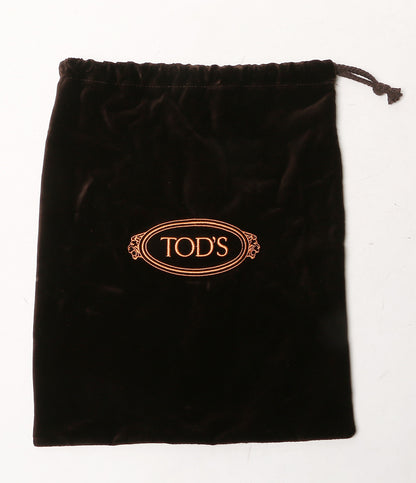 美品 TOD'S ローファー スウェード ドライビングシューズ レッド メンズ SIZE 4.5 トッズ