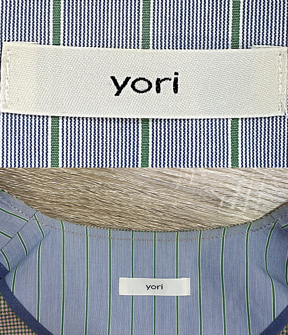 yori コート チェック グリーン YR1925-005SP メンズ SIZE F ヨリ