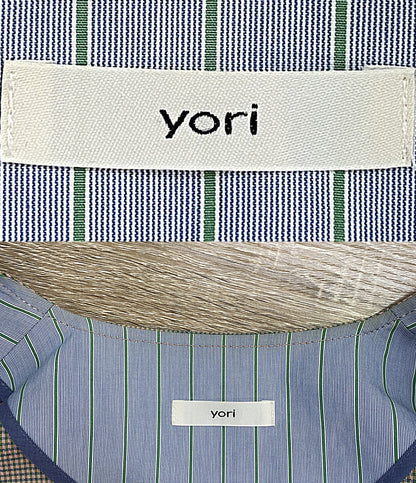 yori コート チェック グリーン YR1925-005SP メンズ SIZE F ヨリ