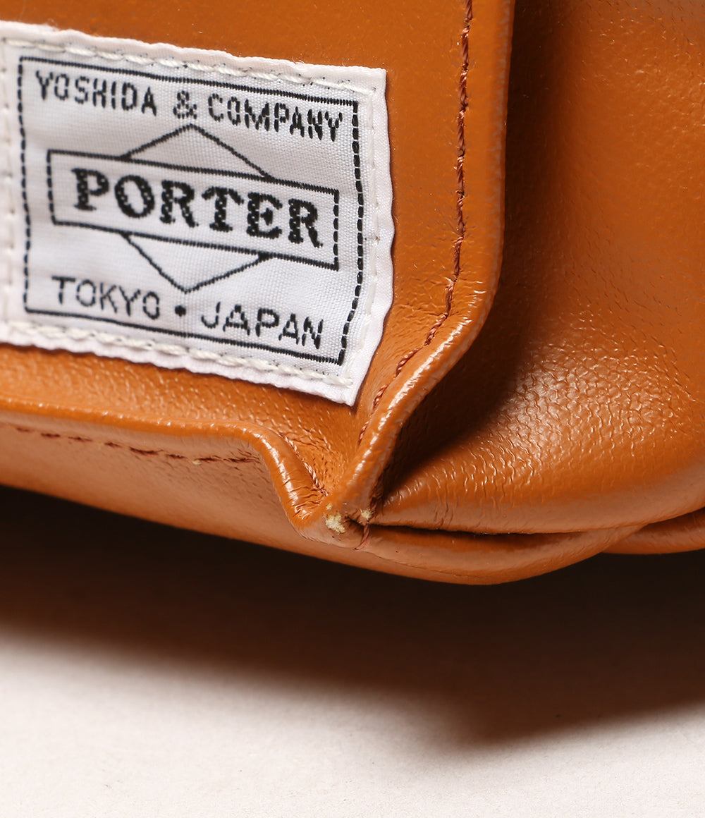 PORTER キャメル レザー ビジネスバッグ FREE STYLE(フリースタイル) 2WAY BRIEFCASE | 吉田カバンホームページ