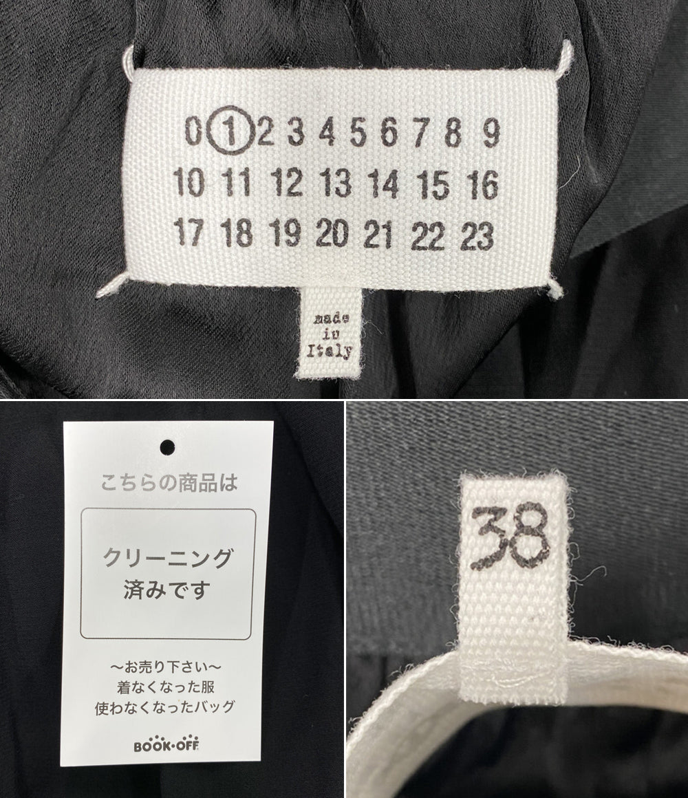 MARTIN MARGIELA パンツ ハイウエスト ブラック レディース SIZE 38 マルタンマルジェラ
