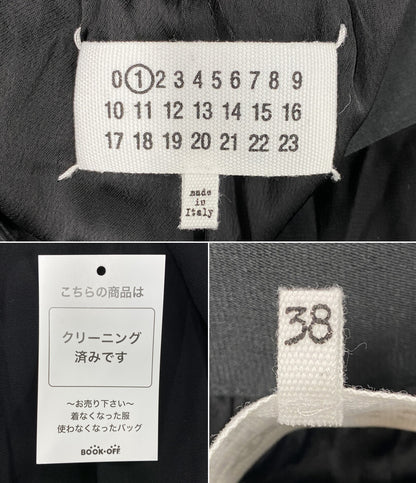 MARTIN MARGIELA パンツ ハイウエスト ブラック レディース SIZE 38 マルタンマルジェラ