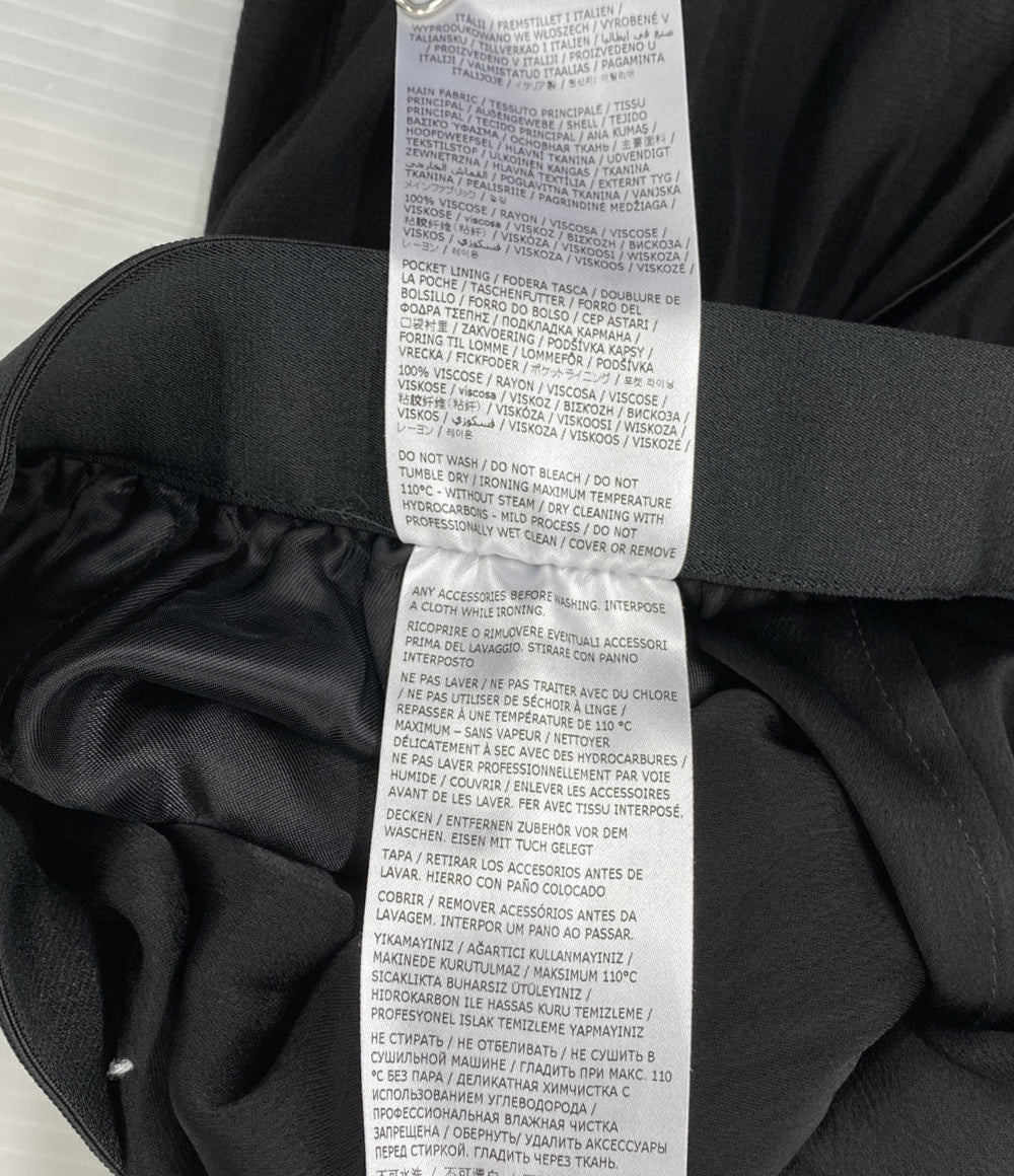 MARTIN MARGIELA パンツ ハイウエスト ブラック レディース SIZE 38 マルタンマルジェラ