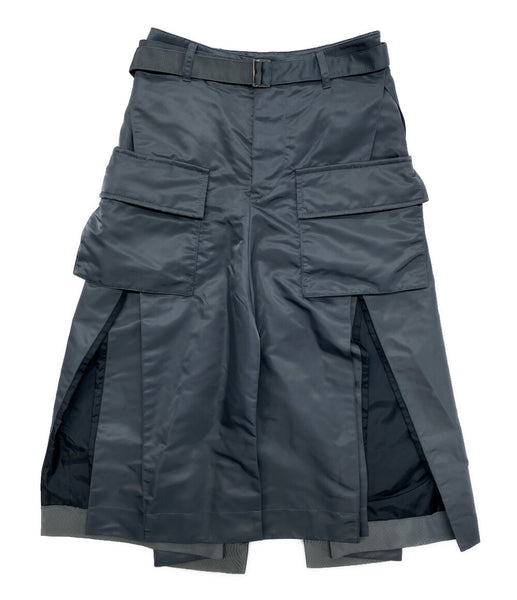 sacai ナイロンスカート カーゴ 25-07678 レディース SIZE 1 サカイ