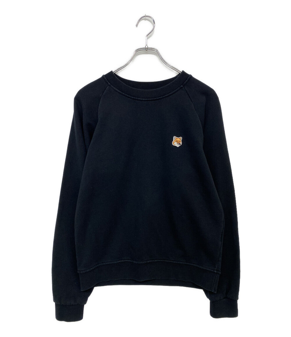 メゾンキツネ 黒 スウェット M MAISON KITSUNE(メゾンキツネ