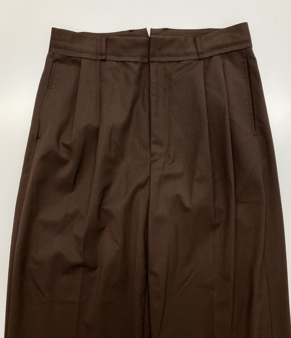 CURRENTAGE カレンテージ タックパンツ Wide Tousere A2544FP レディース SIZE 4
