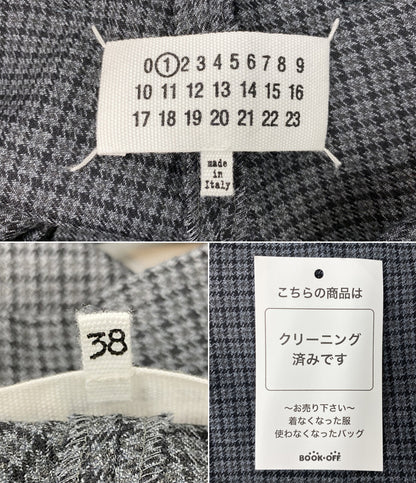 MARTIN MARGIELA パンツ グレンチェック レディース SIZE 38 マルタンマルジェラ