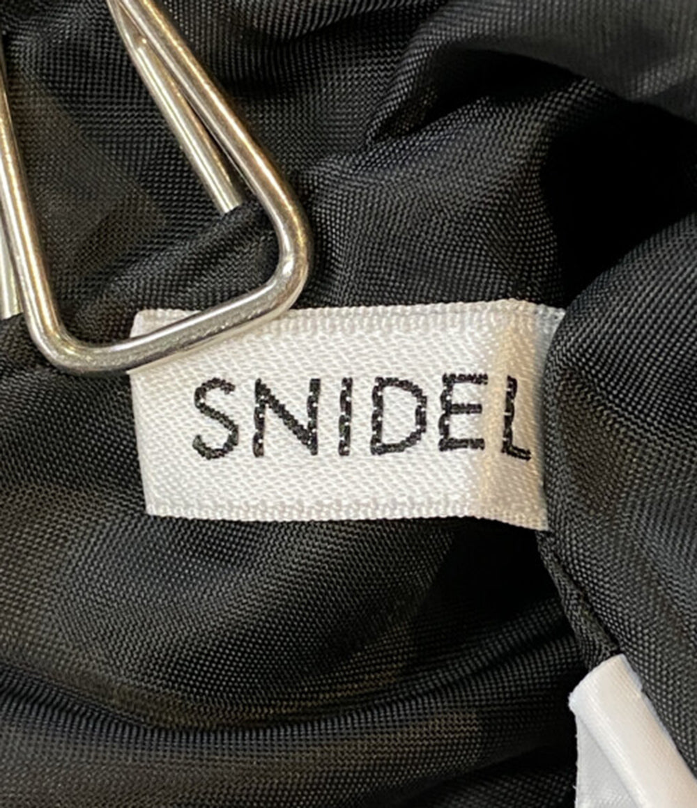 snidel キャミワンピース ブラック フラワー刺繍 24SS SWFO242018 レディース SIZE 1 スナイデル