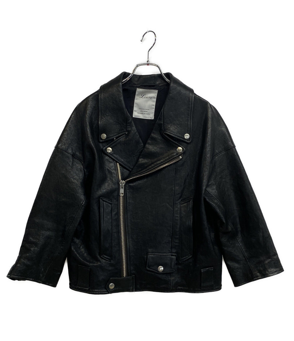 美品 アーバンリサーチ シングルライダースジャケット レディース SIZE