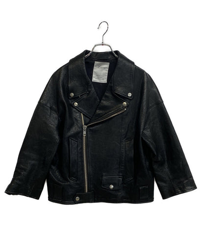 Lisiere リジエール ライダースジャケット ダブルライダース 25-010-560-5101-1-0　 レディース SIZE 34