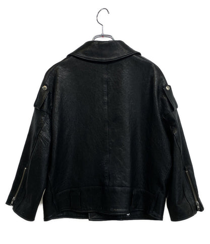 Lisiere リジエール ライダースジャケット ダブルライダース 25-010-560-5101-1-0　 レディース SIZE 34