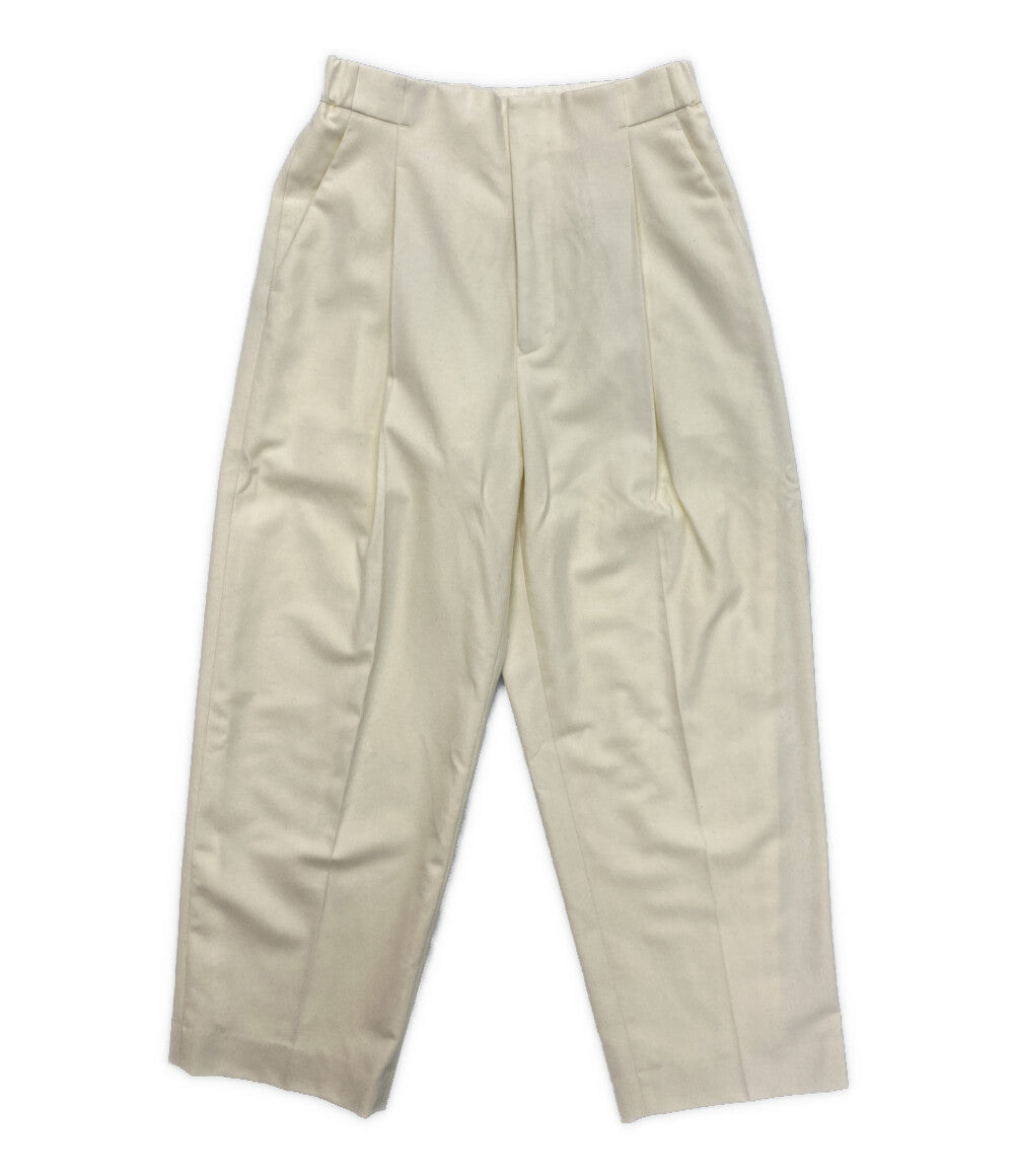 DROWER ドゥロワー タックパンツ ウール レディース SIZE 36