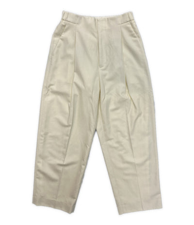 DROWER ドゥロワー タックパンツ ウール レディース SIZE 36