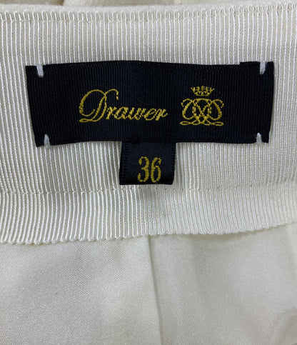 DROWER ドゥロワー タックパンツ ウール レディース SIZE 36
