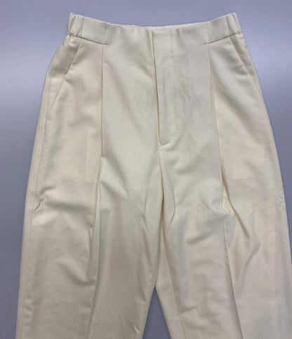 DROWER ドゥロワー タックパンツ ウール レディース SIZE 36
