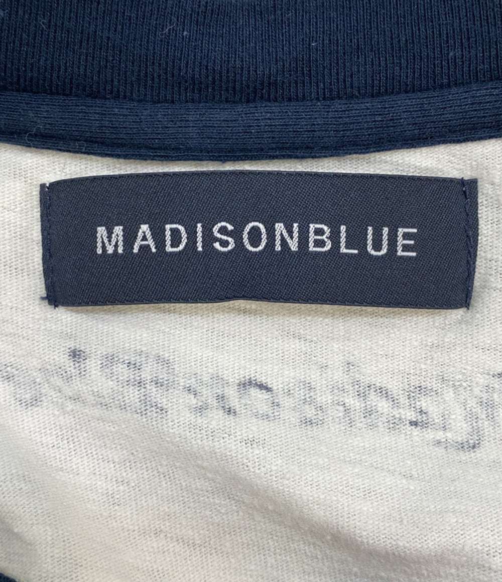 MADISONBLUE 半袖Ｔシャツ ヴィンテージ加工 リンガーT レディース SIZE 01(S) マディソンブルー