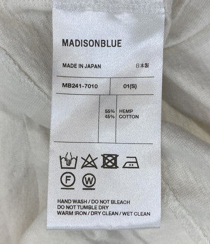 MADISONBLUE 半袖Ｔシャツ ヴィンテージ加工 リンガーT レディース SIZE 01(S) マディソンブルー