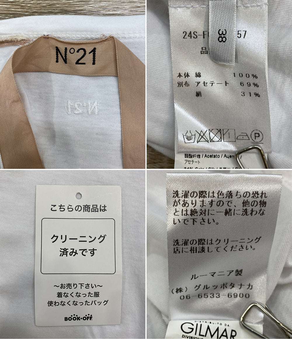 N°21 半袖Ｔシャツ 24S-F021-4157 レディース SIZE 38 ヌメロ ヴェントゥーノ