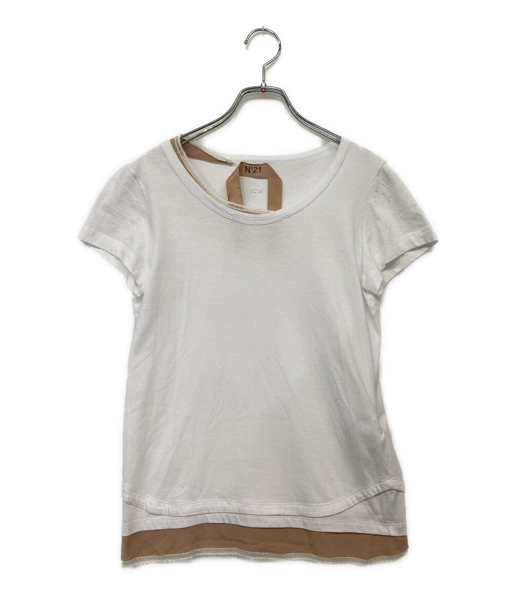 N°21 半袖Ｔシャツ 24S-F021-4157 レディース SIZE 38 ヌメロ ヴェントゥーノ