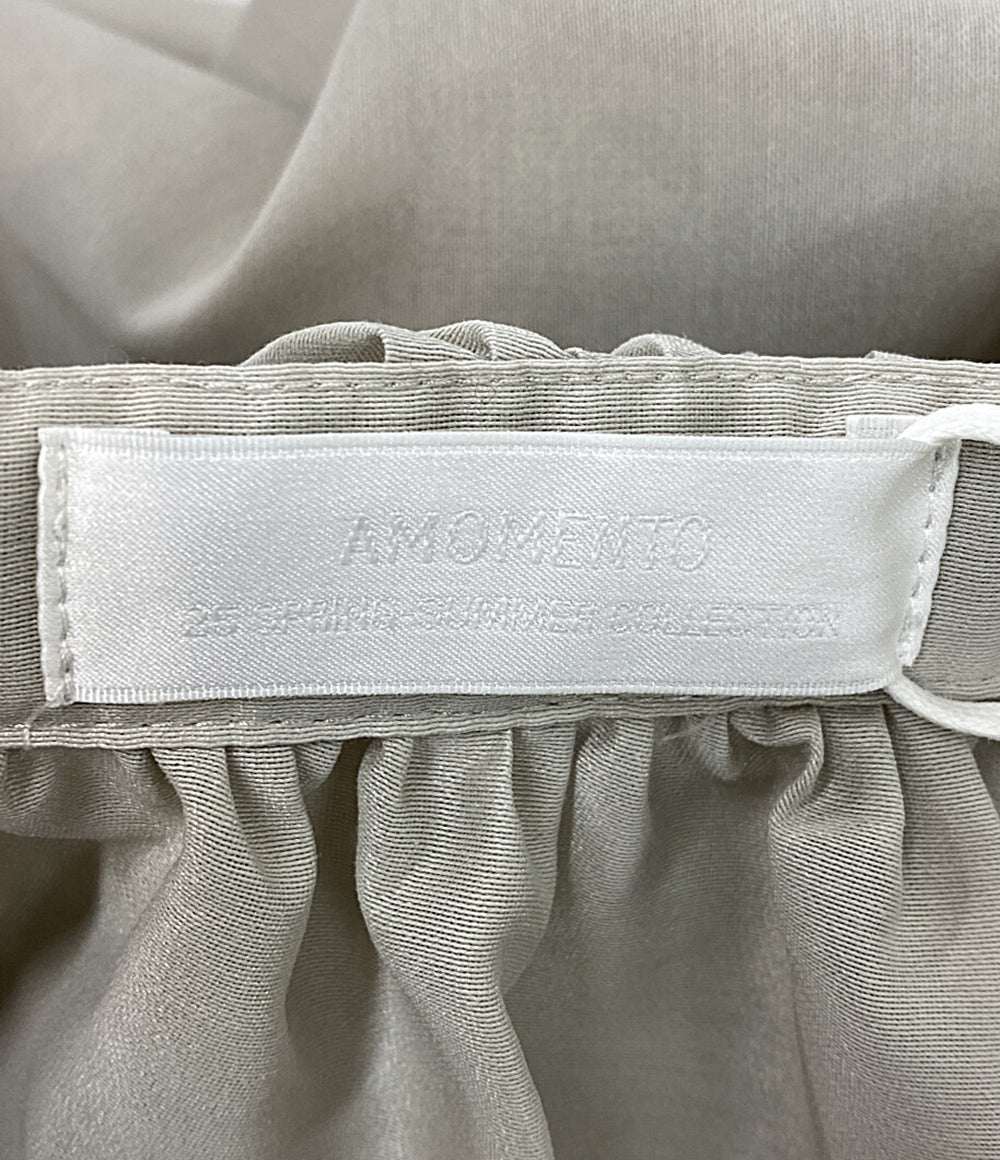 美品 AMOMENTO アモーメント スカート SHIRRING ORGANZA BELT SKIRT レディース SIZE -